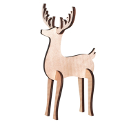 Wooden Christmas deer
