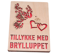 Lykønskningskort, bryllupskort