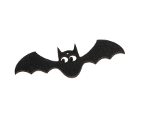 Flagermus til halloween 5 stk