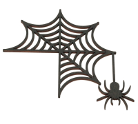 Halloween dør dekoration Spindelvæv