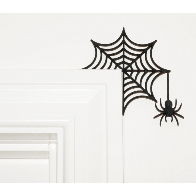 Halloween dør dekoration Spindelvæv