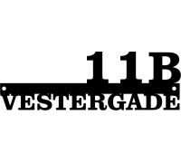 House number sign, House number with street name