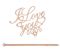 Cake topper, Cake topper, Topper I love you