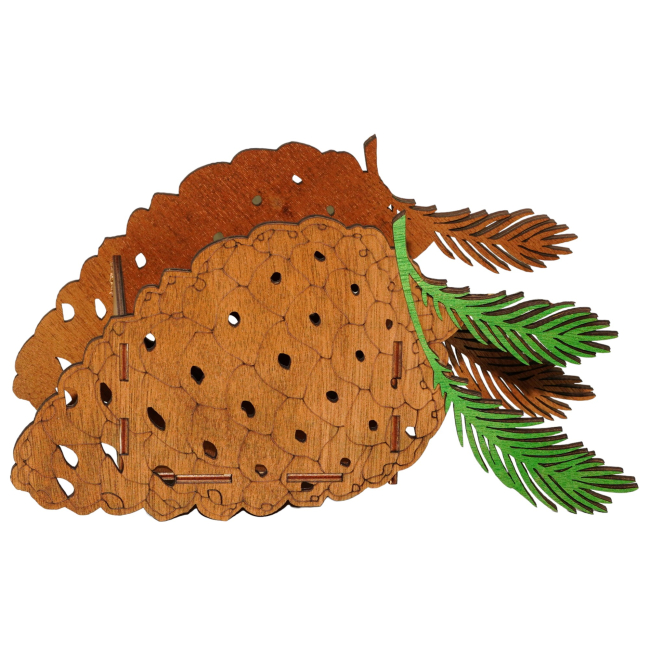 Geschenk-Blumenkorb, Geschenkkorb ohne Inhalt, Blumenkorb aus Holz Kegel Geschenk-Blumenkorb, Geschenkkorb ohne Inhalt, Blumenkorb aus Holz Kegel