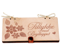 Greeting card Congratulations on the Wedding, money envelope, envelope for money