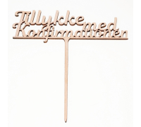 Topper Tillykke med konfirmationen, Caketopper, Kagetopper