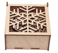 Set snowflakes 10 pcs