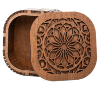 Small wooden box, Wooden box, Small wooden box with lid
