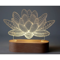 Akryllampe Lotus Akryllampe Lotus
