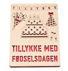 Fødselsdagskort, Sjove Lykønskningskort, Fødselsdag invitationer