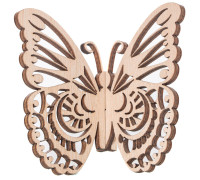 Butterfly made of wood, wooden decorations, Wood art