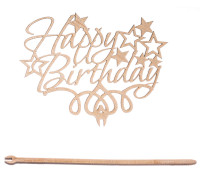 Kuchendeckel, Kuchendeckel, Topper Happy Birthday
