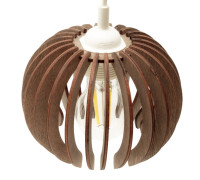 Loftslampe, Træ lysekrone, Trælampe, Lampe