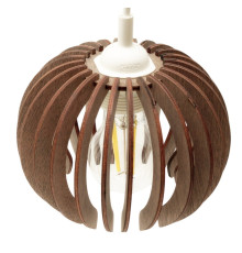 Loftslampe, Træ lysekrone, Trælampe, Lampe