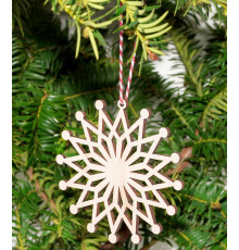 Christmas star, Christmas ball, Christmas hanging, Christmas tree decorations made of wood