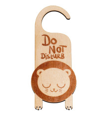 Door plate, Door hangers, Wooden lion door hangers