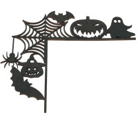 Halloween-Dekoration an der Tür Halloween-Dekoration an der Tür
