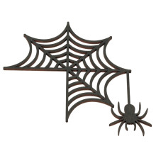 Halloween Türdekoration Spinnennetz