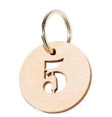 Key tags, key number, key ring