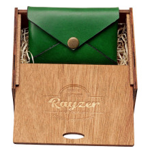 Leather business card holder "Envelope"