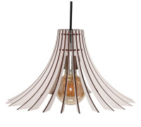 Pendel, burlampe lavet af træ, Trælampe Baidur Pendel, burlampe lavet af træ, Trælampe Baidur