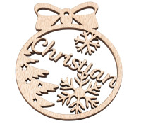 Personlig julekugle, Juletræspynt Personlig julekugle, Juletræspynt