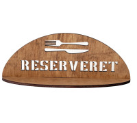 Reserveret skilt Reserveret skilt