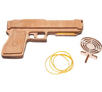 Gummipistol lavet af træ, Elastikpistol lavet af træ Gummipistol lavet af træ, Elastikpistol lavet af træ