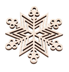 Schneeflocken, Weihnachtsdekoration aus Holz D Schneeflocken, Weihnachtsdekoration aus Holz D