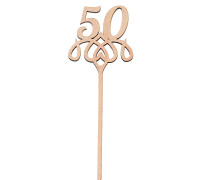 Topper 50, Caketopper, Kagetopper Topper 50, Caketopper, Kagetopper