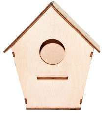 Wooden birdhouse