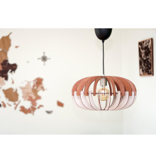 Træ lysekrone, Loftslampe
