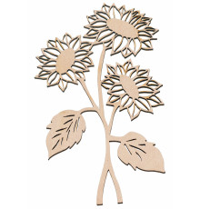 Wooden wall decoration, Wooden art, wooden decorations for the wall, wooden decorations Sunflowers